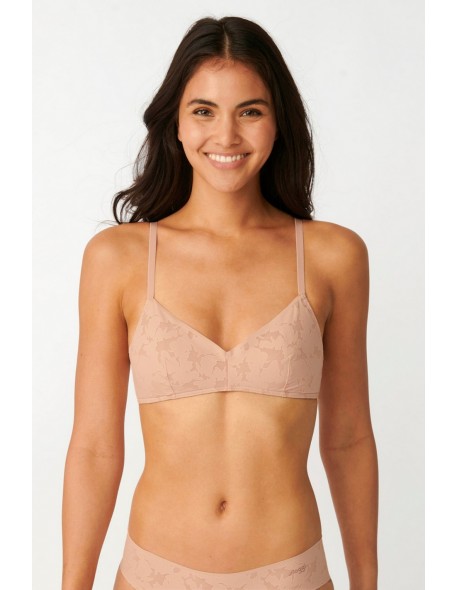 Bra without underwire lacy top Sloggi Zero Lace...