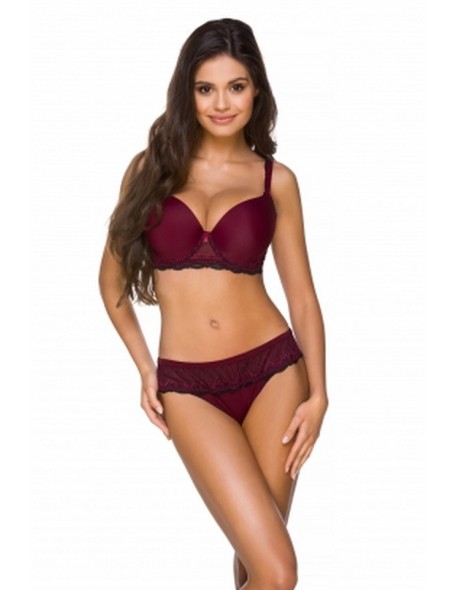 Biustonosz gładki push up żelowy Lupoline 2203