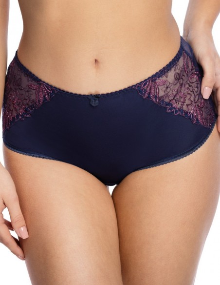 Majtki figi Gaia Luna 1149P wysoki stan z subtelną koronką na brzegu