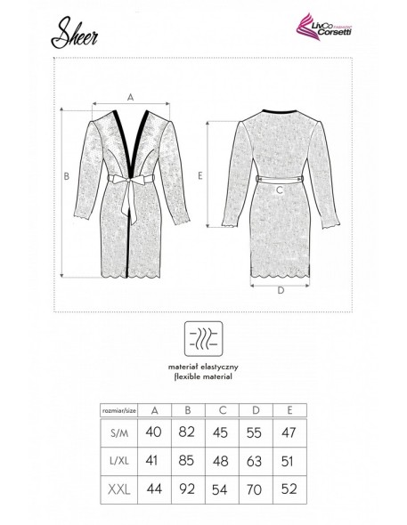 Szlafrok Sheer, Livia Corsetti