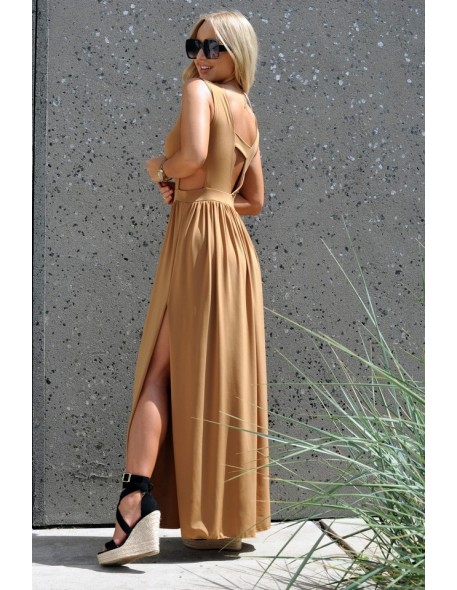 Dress Folowia Camel, Merribel