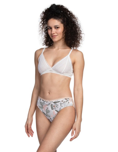 Figi damskie Lama bikini L-1460BI plus size, klasyczne majtki na co dzień