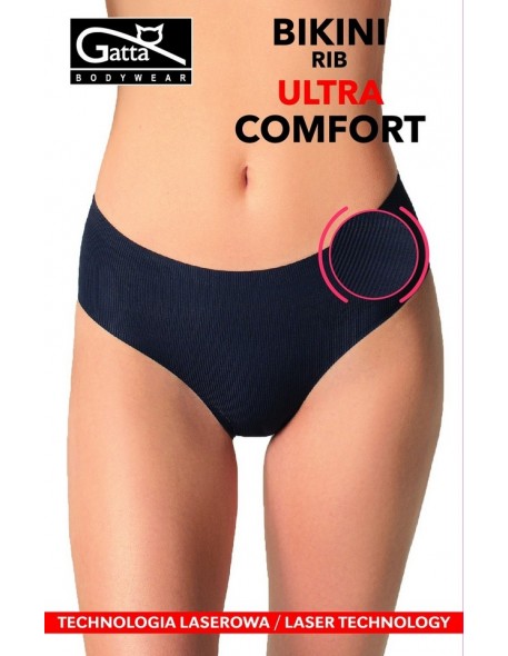 Figi damskie Gatta Bikini Rib Ultra Comfort 41003 