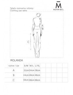 Leginsy rolanda beige, Merribel 2