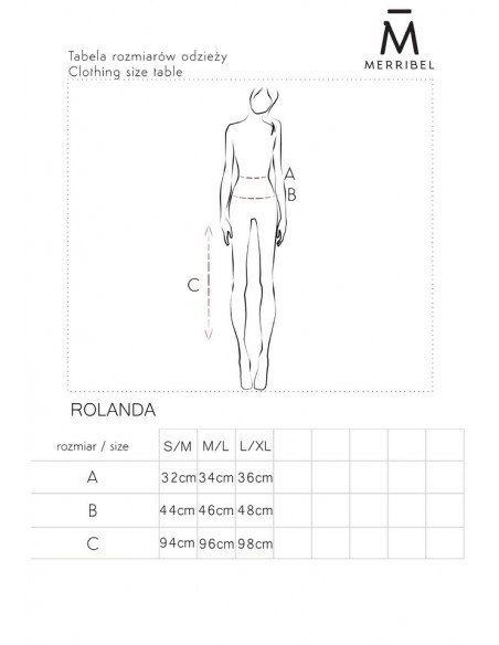 Leggings rolanda beige, Merribel