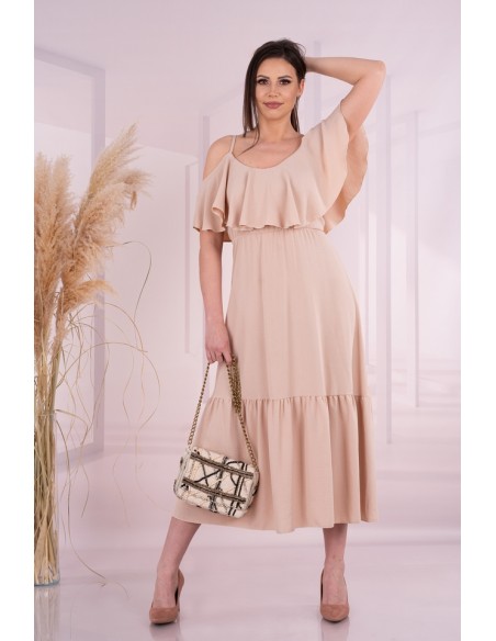 Dress sunlov beige, Merribel