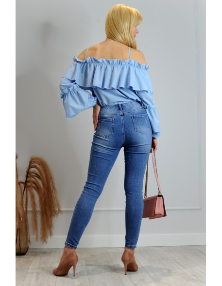 Blouse maurola blue, Merribel