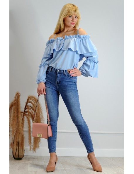 Blouse maurola blue, Merribel