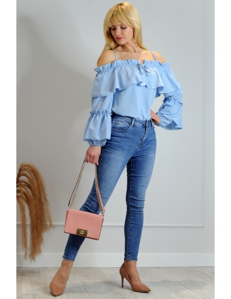 Blouse maurola blue, Merribel