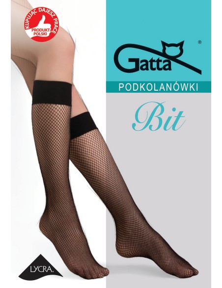 Knee fishnet stockings Gatta Bit