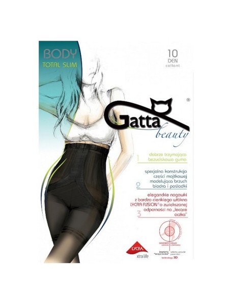 Tights modeling brzuch and pośladki Gatta Body Total Slim 10 fusion 10 den