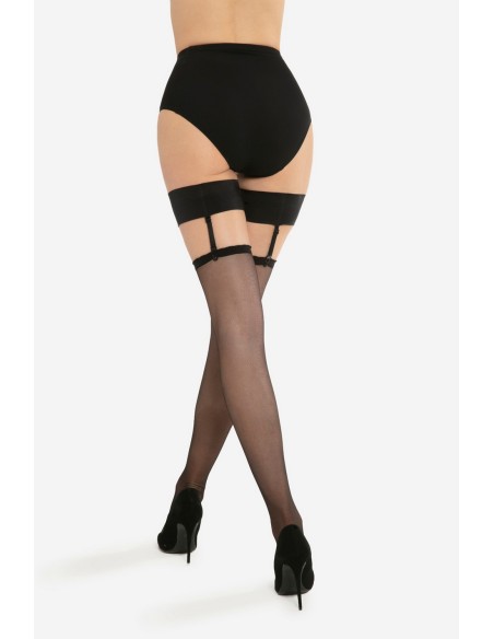 Pończocha z pikotką dopinana do koronki Gatta Bella 20 den 