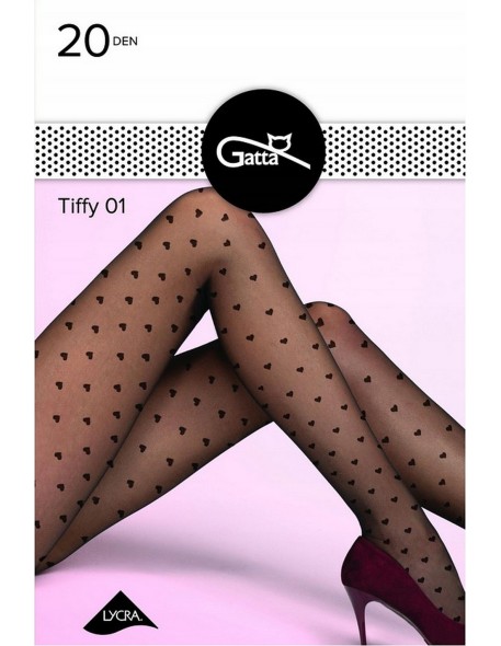 Tights women's patterned Gatta Tiffy 01 20 den