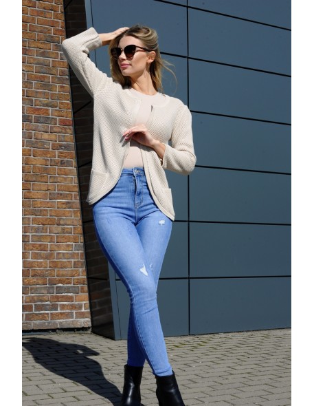 Kardigan Jacket Marynarka Hetiena Beige, Merribel