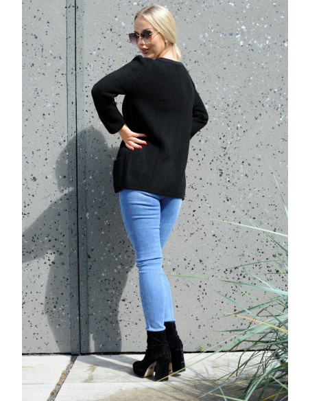 Kardigan Jacket Marynarka Hetiena Black, Merribel