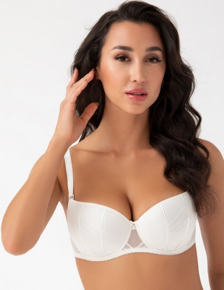 Bra strapless padded cream Gorsenia Martynika K671/1