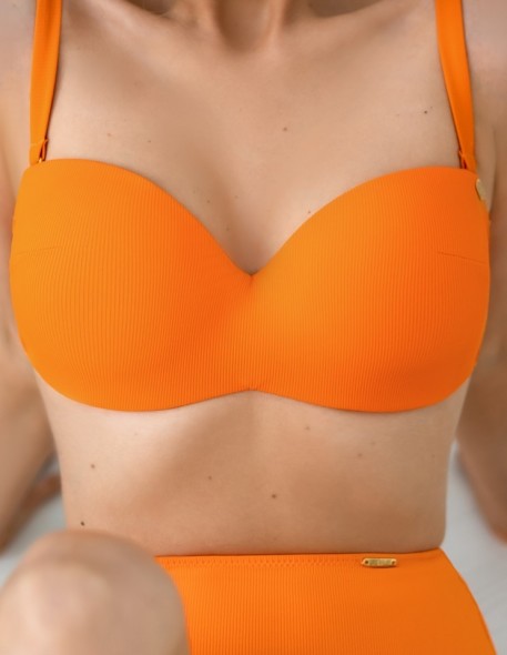 Biustonosz kąpielowy bardotka Krisline Madera Mhm