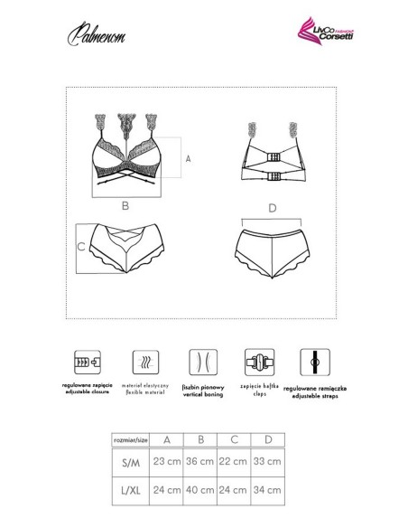 Sensual set Palmenom, Livia Corsetti