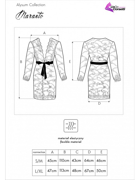 Szlafrok Mostina Licorin Collection, Livia...