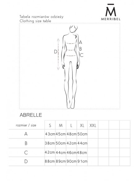 Dress abrelle powder, Merribel