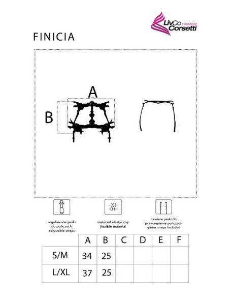 Garter belt Finicia, Livia Corsetti