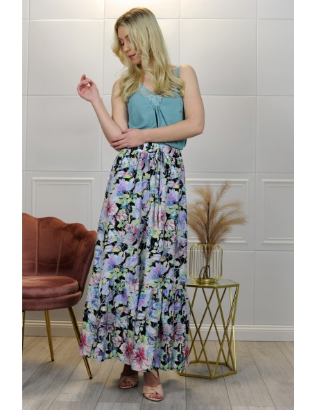 długa letnia spódnica Blica Niebieska/Blue,...