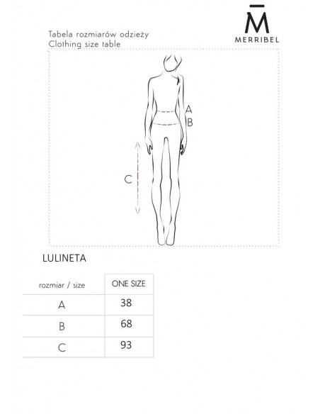 zwiewna długa spódnica Lulineta Karmelowa/Camel, Merribel