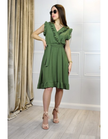 Dress Verdania Khaki, Merribel