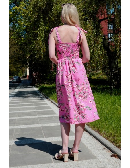 Willa letnia zwiewna dress za kolano, Merribel