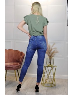 elastyczne jeansowe trousers rurki Callinera... 2