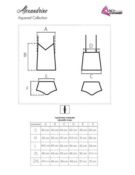 T-shirt Alexandrine Aquareel Collection, Livia...