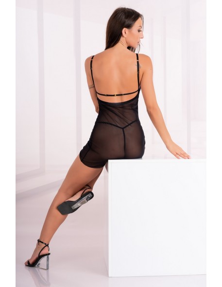 Krolina Black/Czarna seksowna t-shirt night...