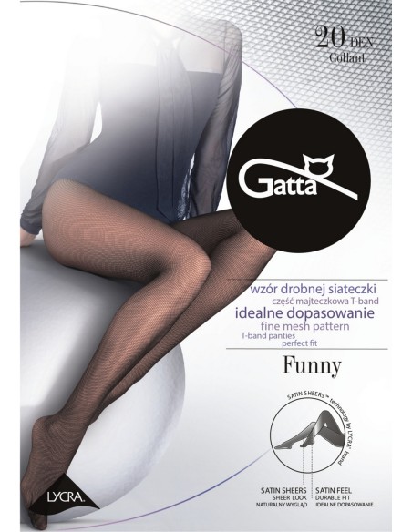 Rajstopy damskie lycra mat Gatta Funny 20 den 