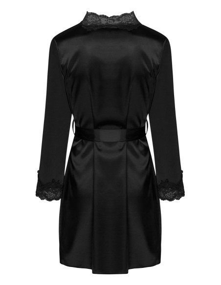 Jacqueline set t-shirt + bathrobe + briefs black, Livia Corsetti lc 90249