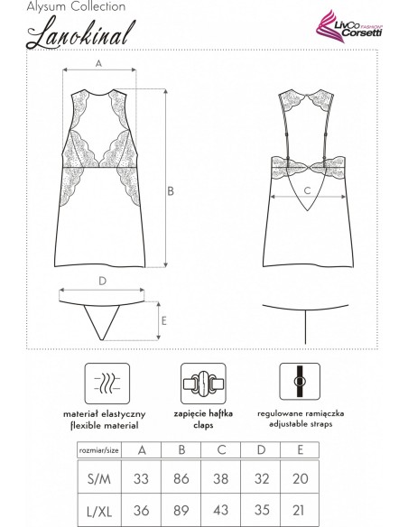 Koszulka lanokinal lc 90595 alysum collection, Livia Corsetti