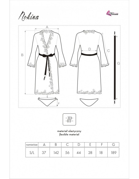 Bathrobe Nokina LC XG055, Livia Corsetti