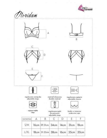 Sensual set Moridam LC 90552, Livia Corsetti