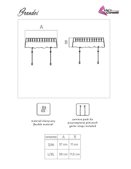 Pas do ponczoch Brandei LC 90522-1, Livia Corsetti