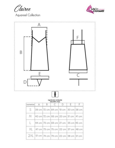 Koszulka Clairee Aquareel Collection, Livia...