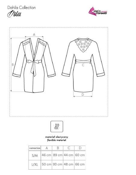 Szlafrok Mikiss Dahila Collection, Livia Corsetti