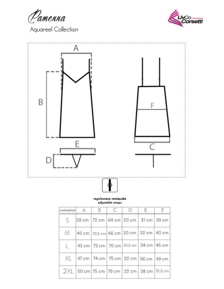 T-shirt Pamenna Aquareel Collection, Livia...