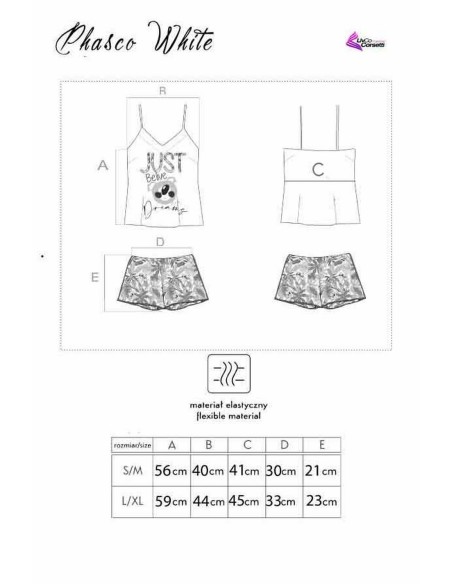 Pajamas Phasco White 2413, Livia Corsetti