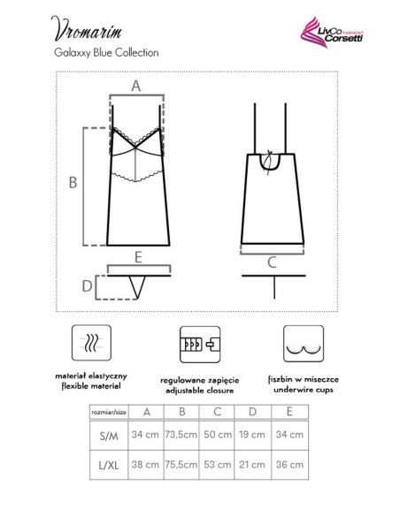 Koszulka Vromarim Galaxxy Blue Collection, Livia Corsetti