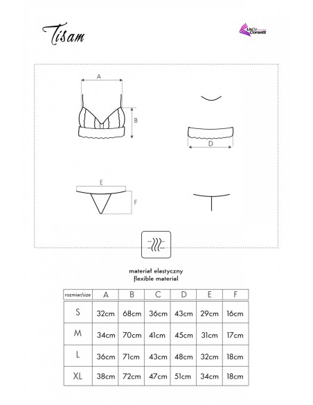 Sensual set Tisam, Livia Corsetti