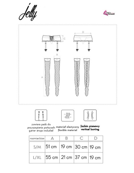 Pas do ponczoch Jelly, Livia Corsetti