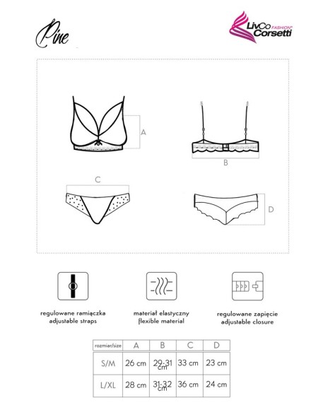 Sensual set Pine Khaki, Livia Corsetti