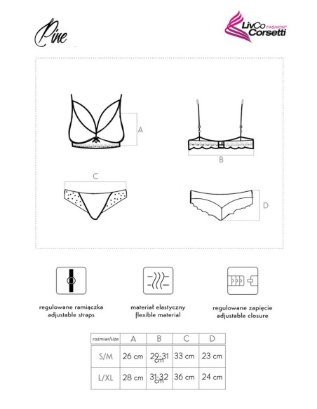 Sensual set Pine Khaki, Livia Corsetti