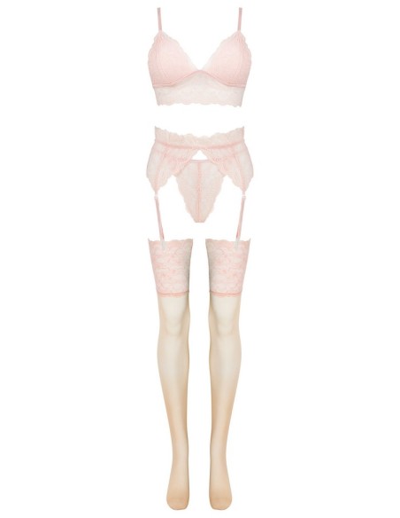 Zmysłowy komplet flooranis peach emporio collection, Livia Corsetti