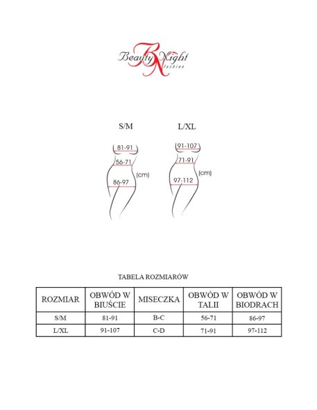 Koronkowe body czarne Jordana Beauty Night Fashion