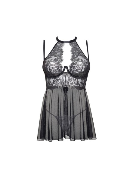 Przezroczysta koszulka damska srebrny Mariana Beauty Night Fashion